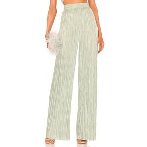 Sabina Musayev Shimmery Mint Ross Pants Size XS NWT